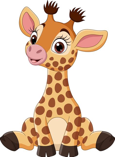 cute giraffe cartoon